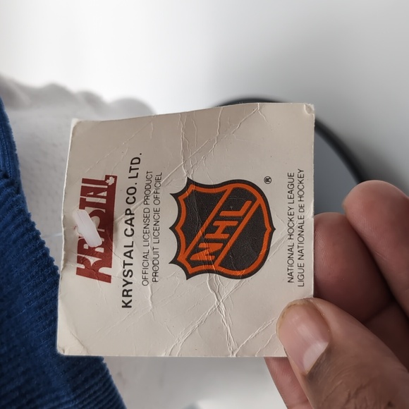 The Krystal| NWT Vintage NHL Buffalo Sabres Blue Corduroy Sports Cap Snap Back - Picture 4 of 12